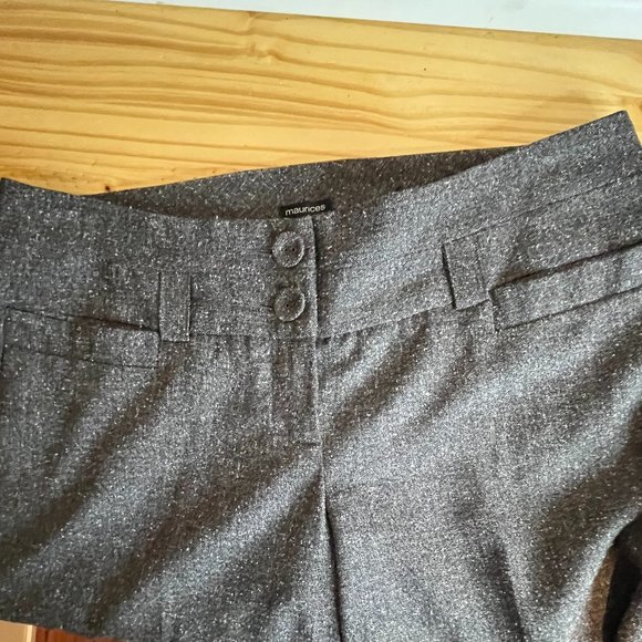 Maurices DARK GRAY Wide Leg NWOT SIZE 9/10 - Picture 4 of 6